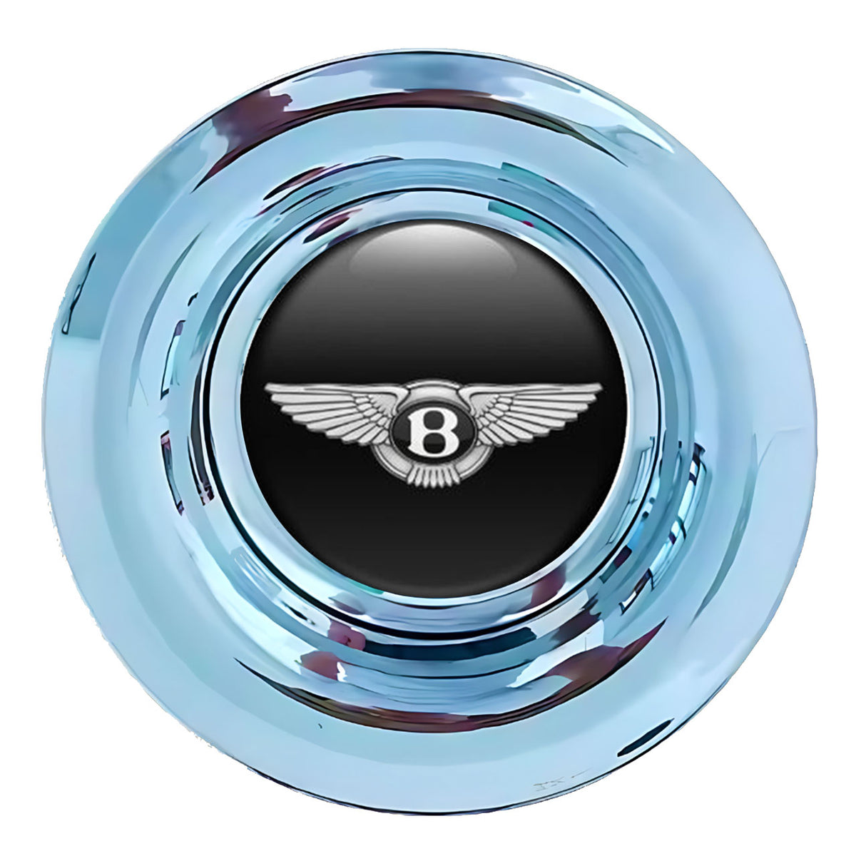 Bentley Wings Floating Center Caps Polished