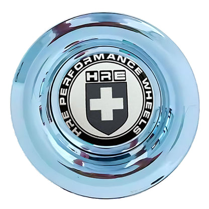 HRE Black Floating Center Caps Polished