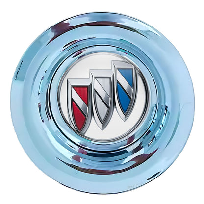 Buick White Floating Center Caps Polished