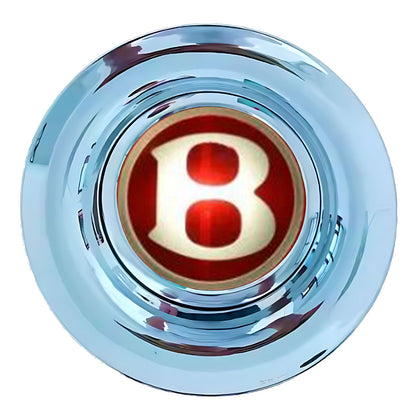 Bentley Red Floating Center Caps Polished