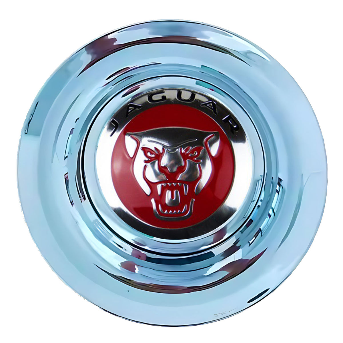 Jaguar Floating Center Caps Polished