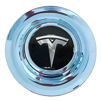 Tesla Floating Center Caps Polished