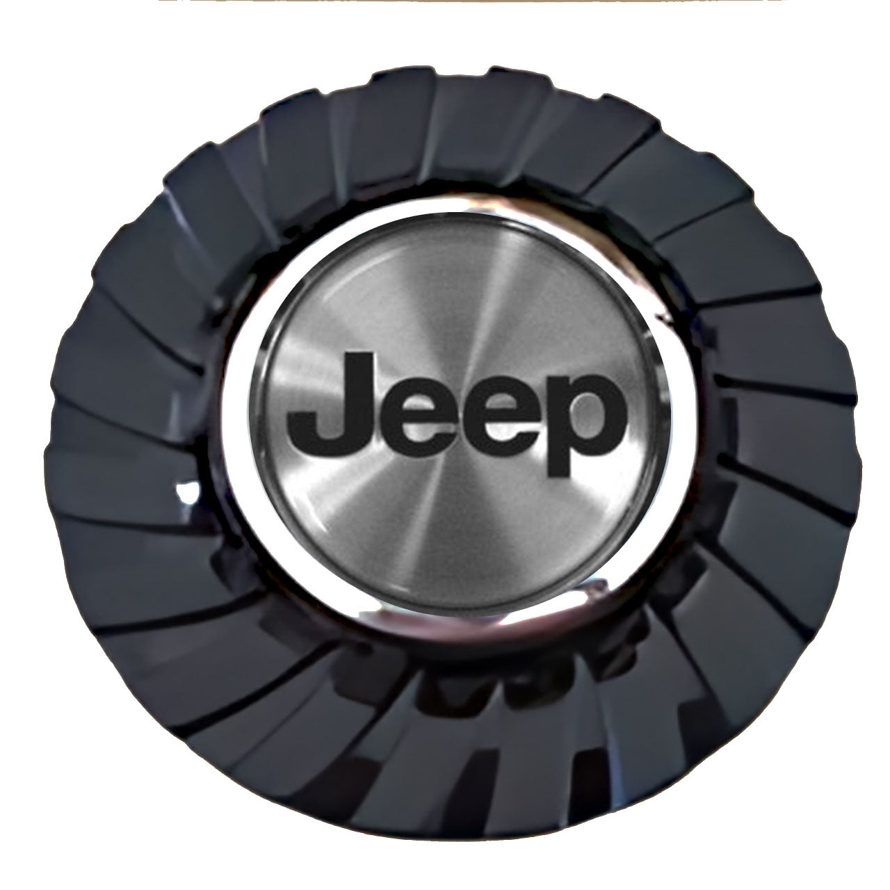 Jeep Silver Floating Center Caps True Direction