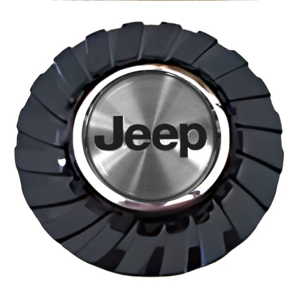 Jeep Silver Floating Center Caps True Direction