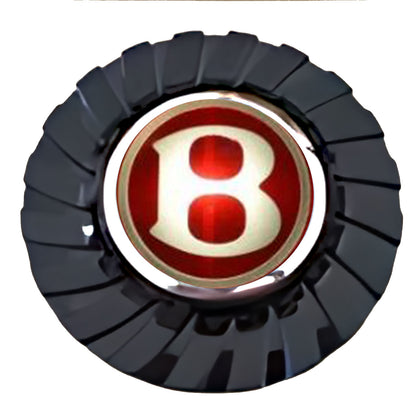 Bentley Red Floating Center Caps True Direction