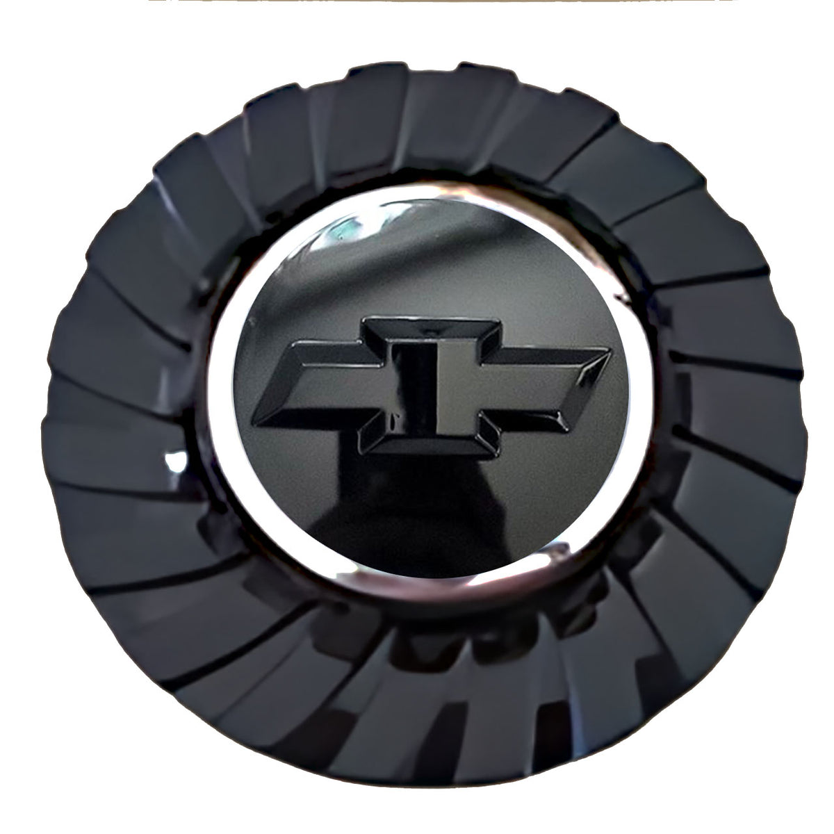 Chevrolet Black Bowtie Floating Center Caps True Direction