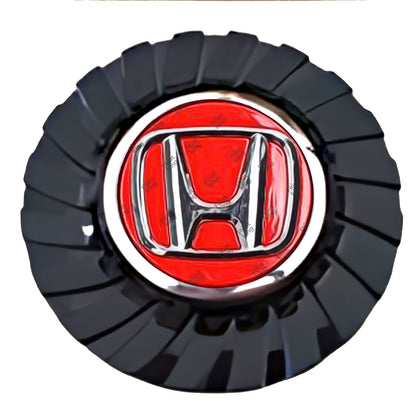 Honda Red Floating Center Caps True Direction