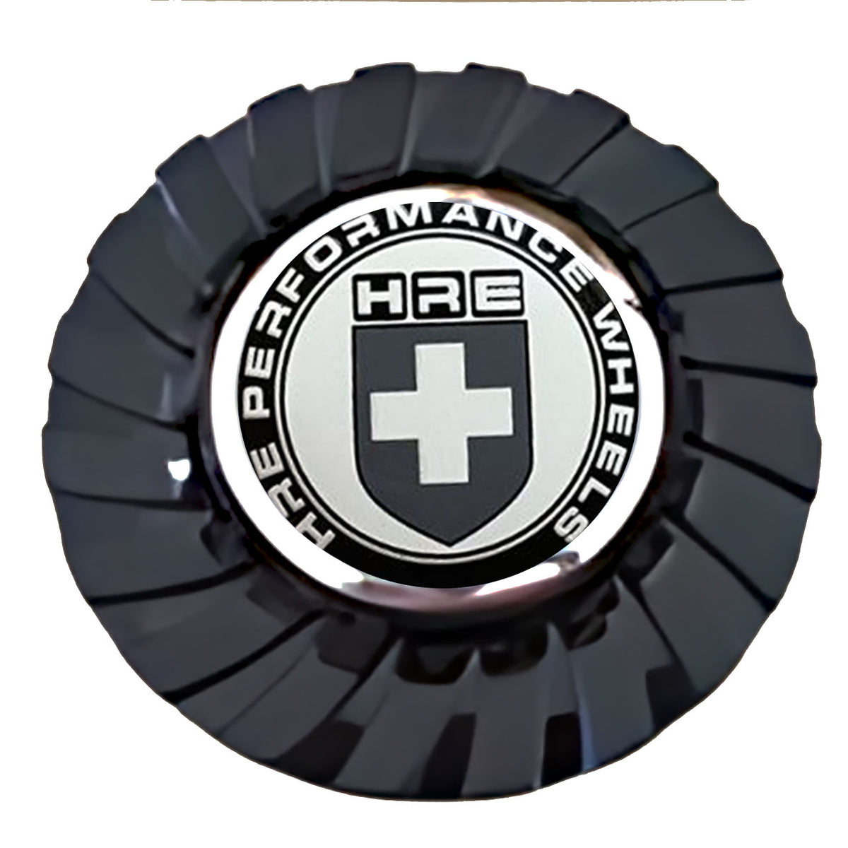 HRE Black Floating Center Caps True Direction
