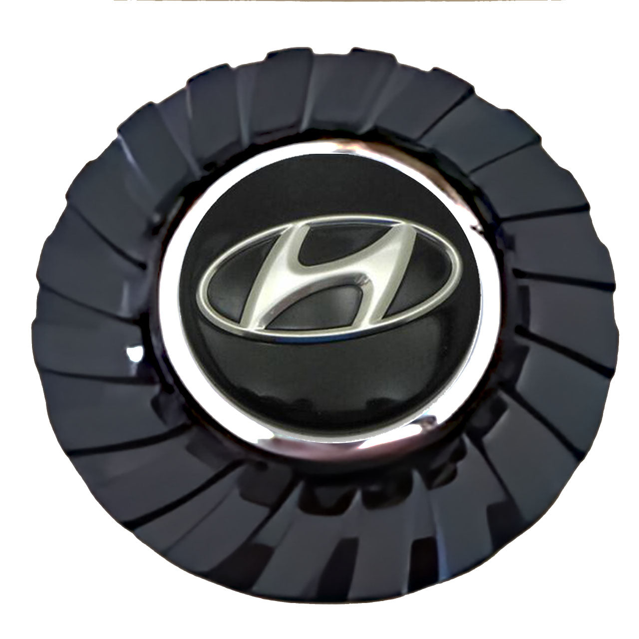 Hyundai Black Floating Center Caps True Direction