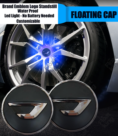 Volkswagen Jetta Floating Center Caps - How it looks on Wheels