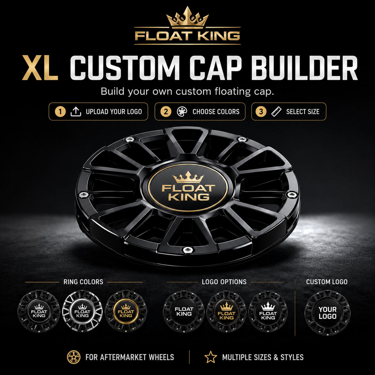 Custom XL Floating Caps – Float King
