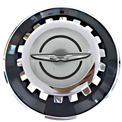 Chrysler Floating Center Caps Black With Gear Shape Center