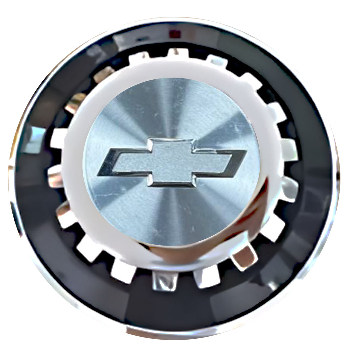 Chevrolet Camaro Floating Center Caps Black With Gear Shape Center