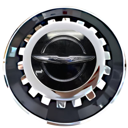 Chrysler Pacifica Floating Center Caps Black With Gear Shape Center