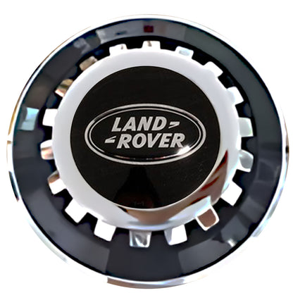 Land Rover RR Floating Center Caps Black With Gear Shape Center
