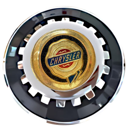 Chrysler Pacifica Floating Center Caps Black With Gear Shape Center