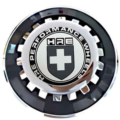 HRE Black Floating Center Caps Black With Gear Shape Center