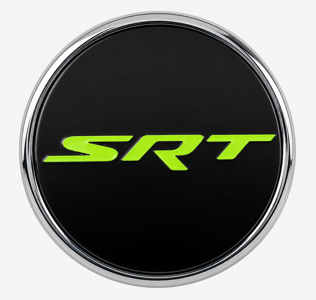 Dodge SRT Challenger stock floating center caps 63mm OEM fitment option 1