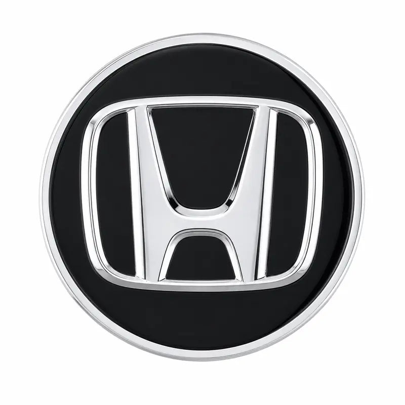 Honda stock floating center cap black and silver – 58mm, 62mm and 69mm