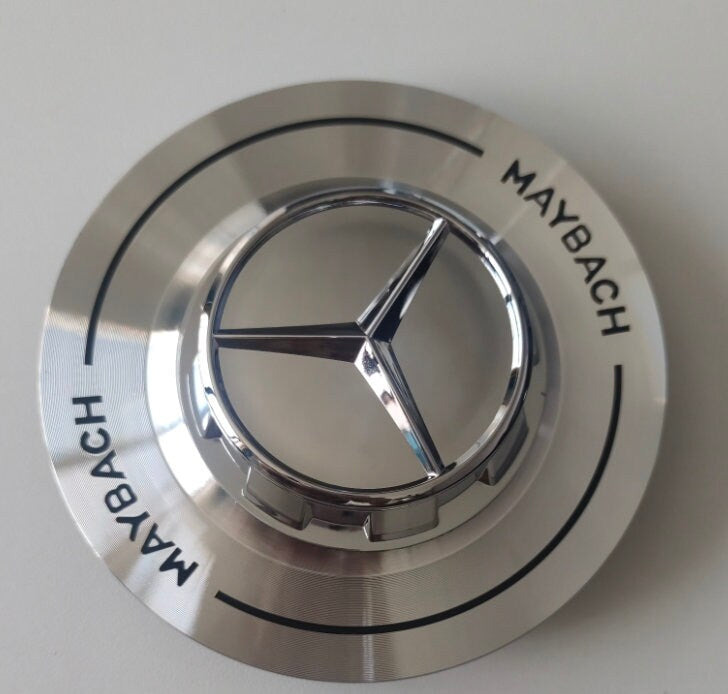 Mercedes-Benz, AMG & Maybach Floating Center Caps - Maybach Silver
