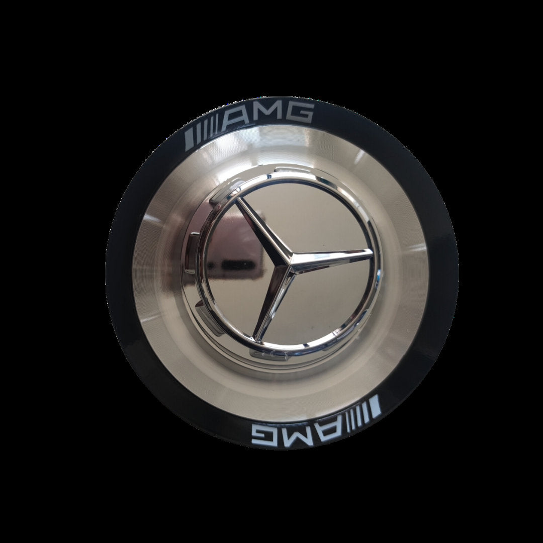Mercedes-Benz, AMG & Maybach Floating Center Caps - AMG Silver