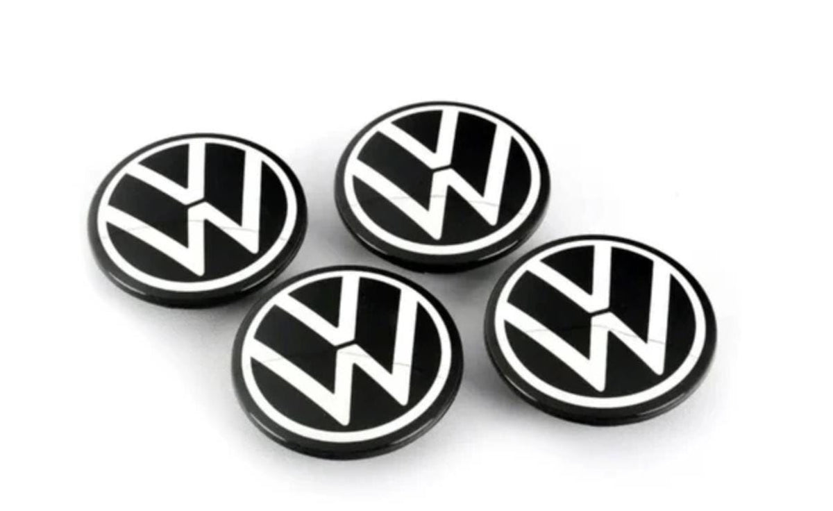Volkswagen Floating Center Caps - 4 Caps