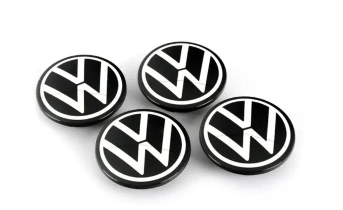 Volkswagen Floating Center Caps - 4 Caps