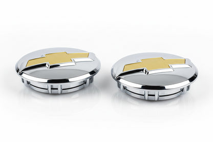 Chevrolet Floating Center Caps – Stock - 2 Caps Silver