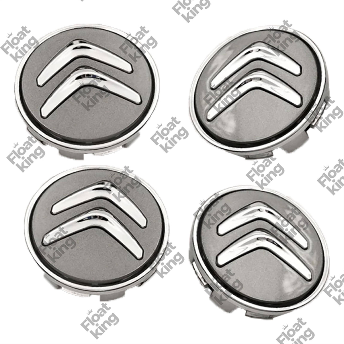 Citroën Floating Center Caps – 4 Caps