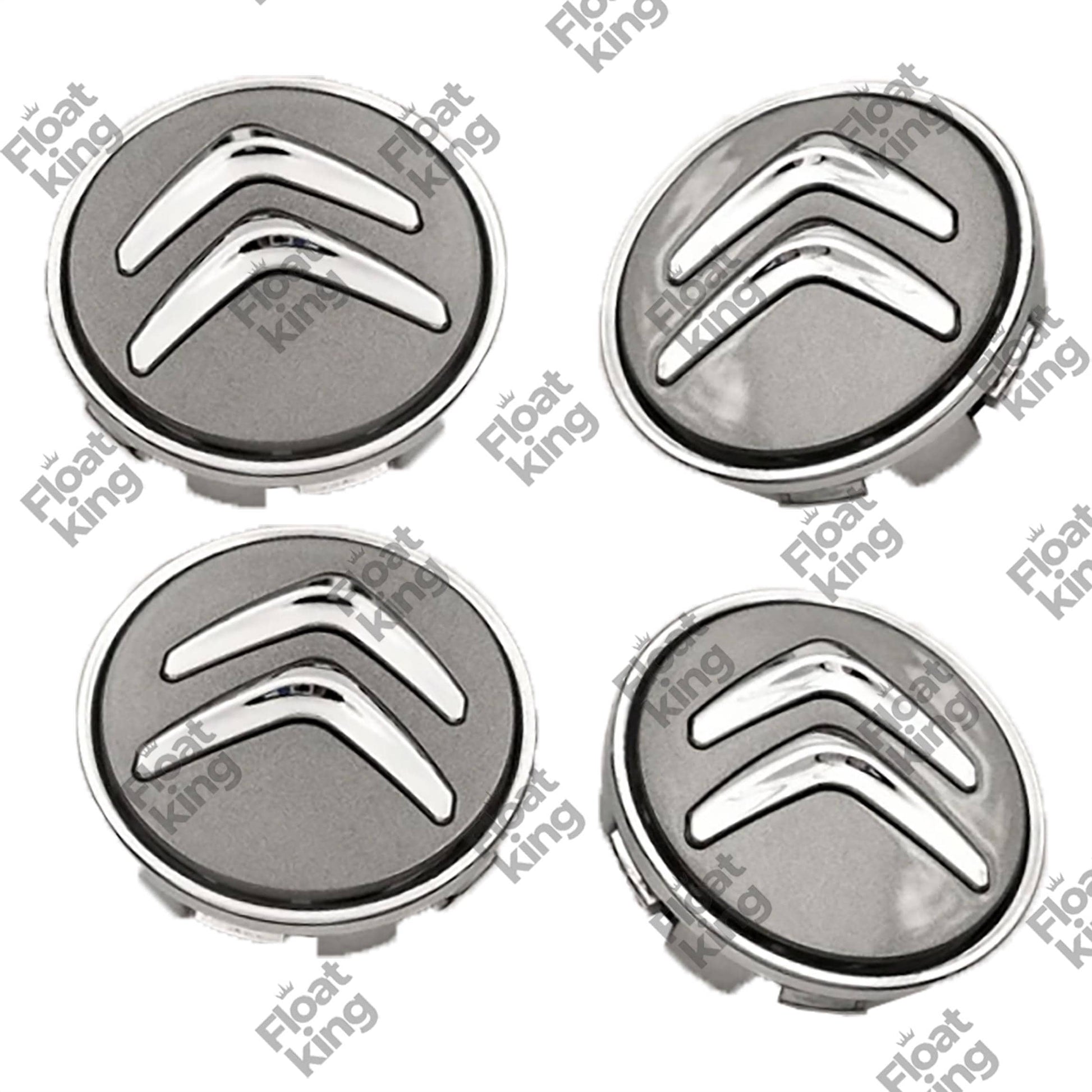 Citroën Floating Center Caps – 4 Caps