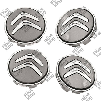 Citroën Floating Center Caps – 4 Caps