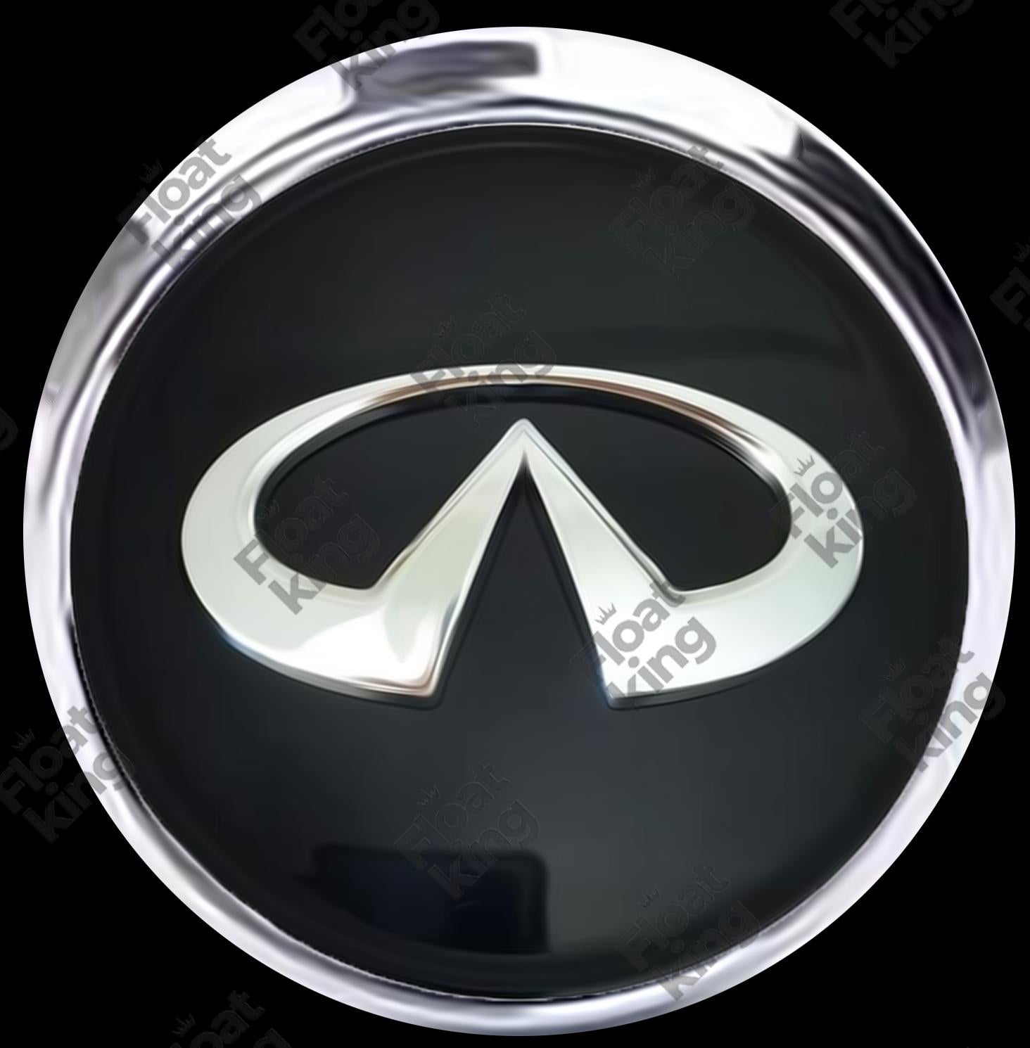 Infiniti Floating Center Caps – Stock - 1 Cap Black