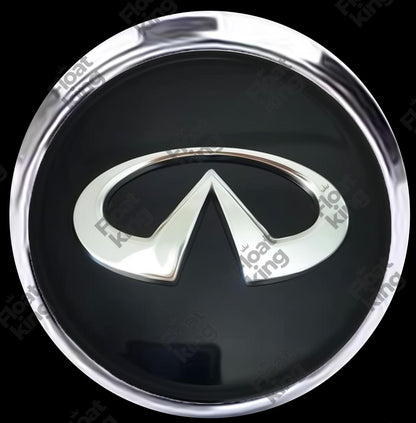 Infiniti Floating Center Caps – Stock - 1 Cap Black