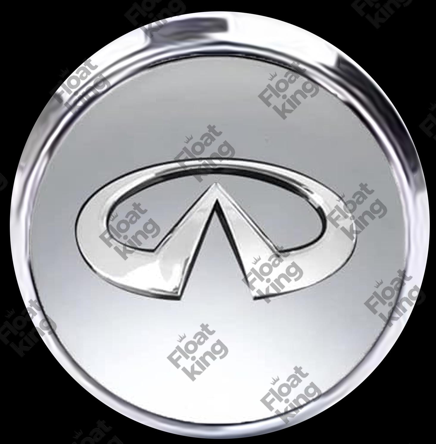 Infiniti Floating Center Caps – Stock - 1 Cap Silver