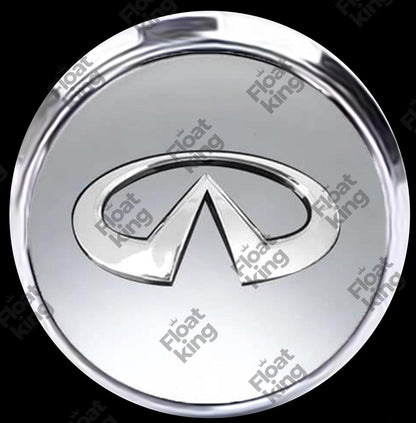 Infiniti Floating Center Caps – Stock - 1 Cap Silver