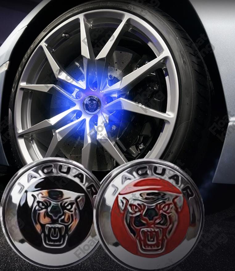 Jaguar Floating Center Caps – 59mm