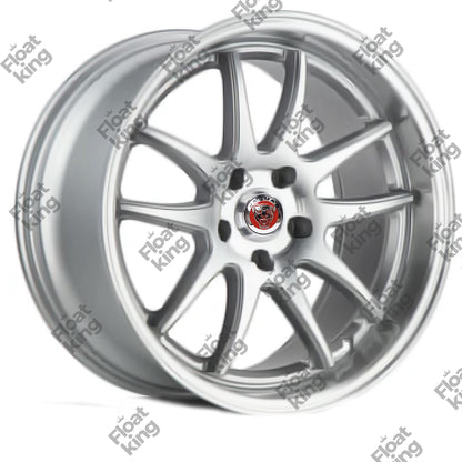 Jaguar Floating Center Caps – 59mm - How it looks on Rim