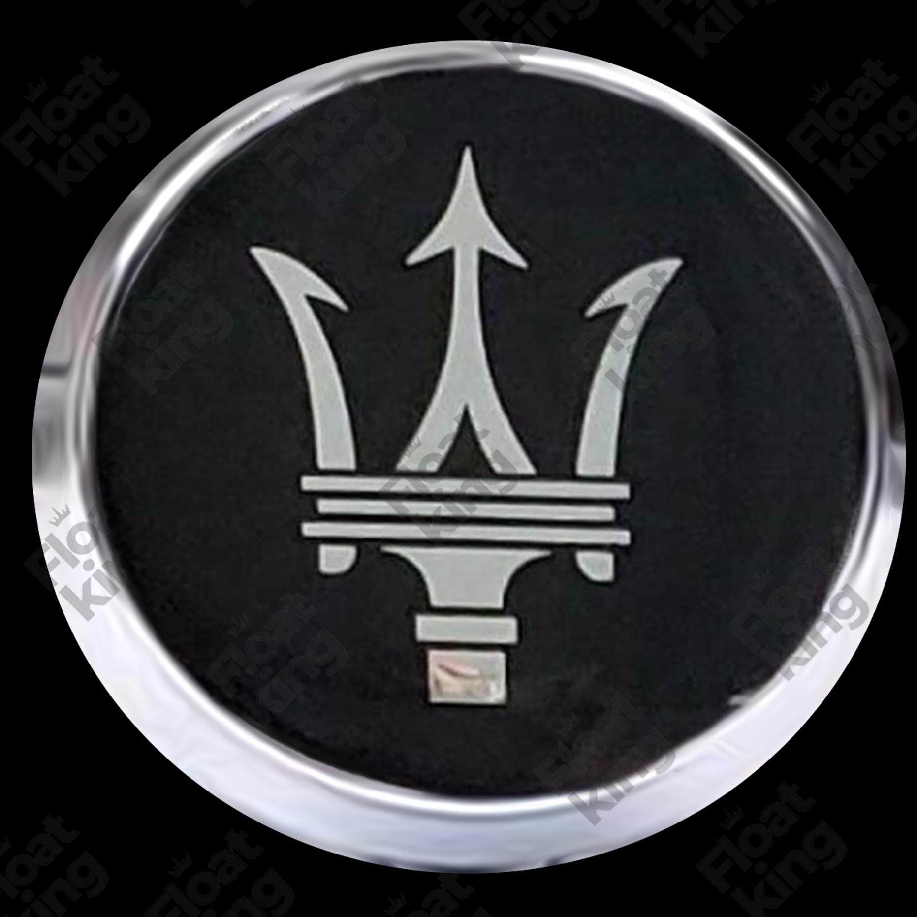 Maserati 2 Floating Center Caps 1 Cap Zoom in
