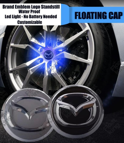 Mazda Floating Center Cap - How it looks on Wheels