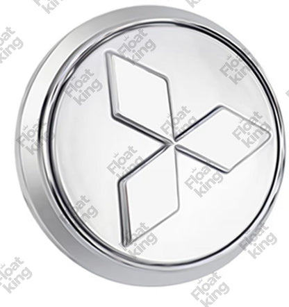 Mitsubishi Stock Floating Center Caps Silver