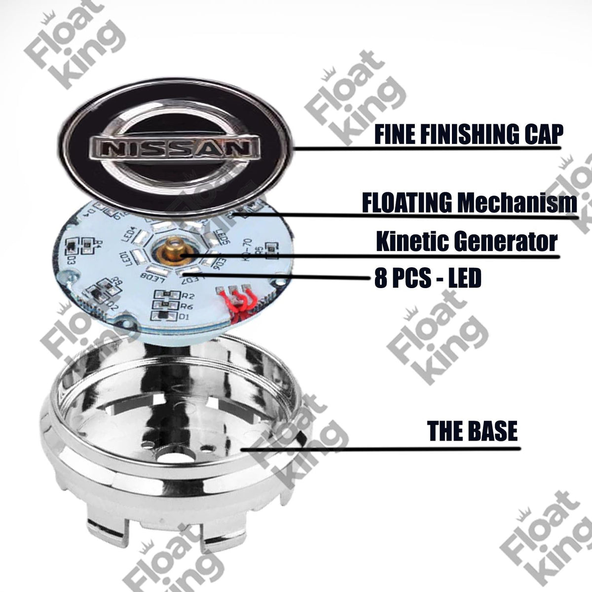Nissan Floating Center Caps Instructions