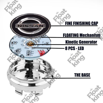 Nissan Floating Center Caps Instructions