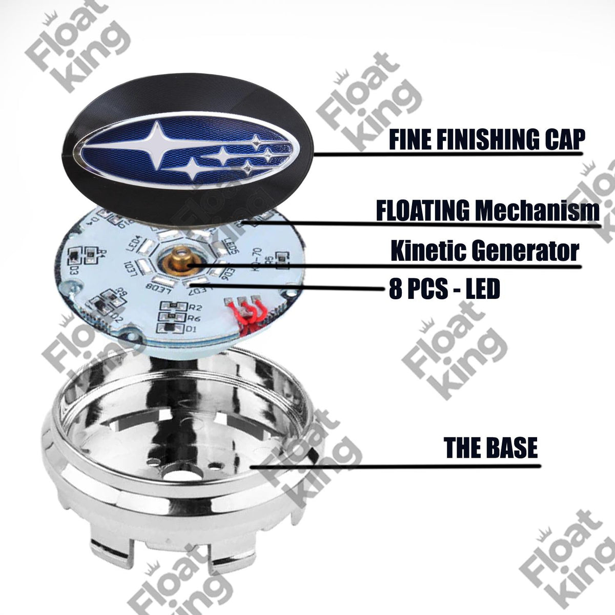 Subaru Floating Center Caps Instructions