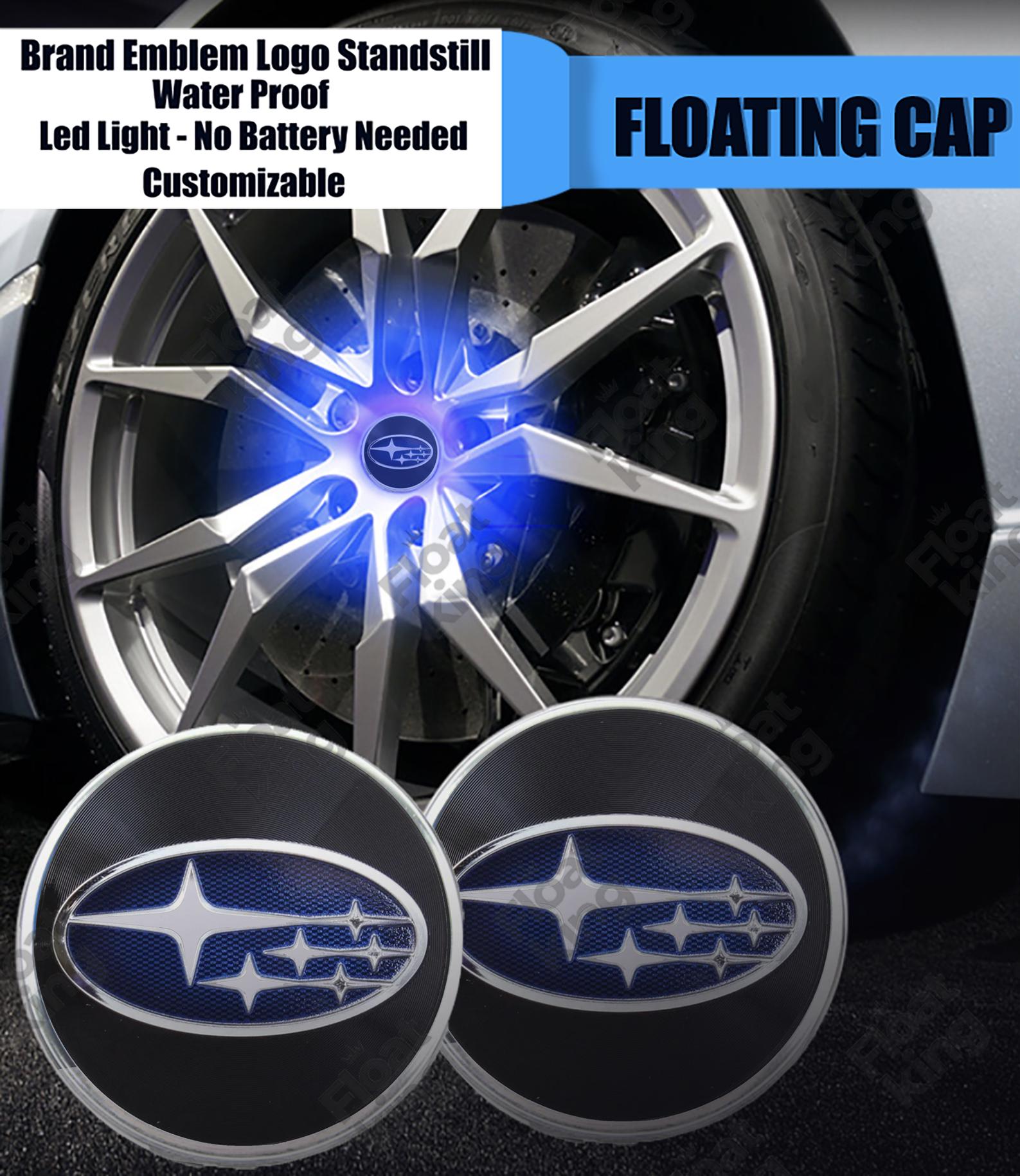 Subaru Floating Center Caps