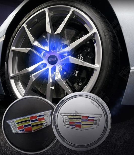 Cadillac Floating Center Caps - How it looks on wheels