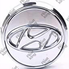 Hyundai floating center caps