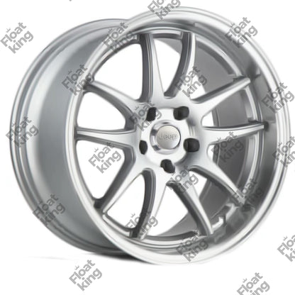 Jeep Floating Center Caps – 60mm - How it looks on Rim