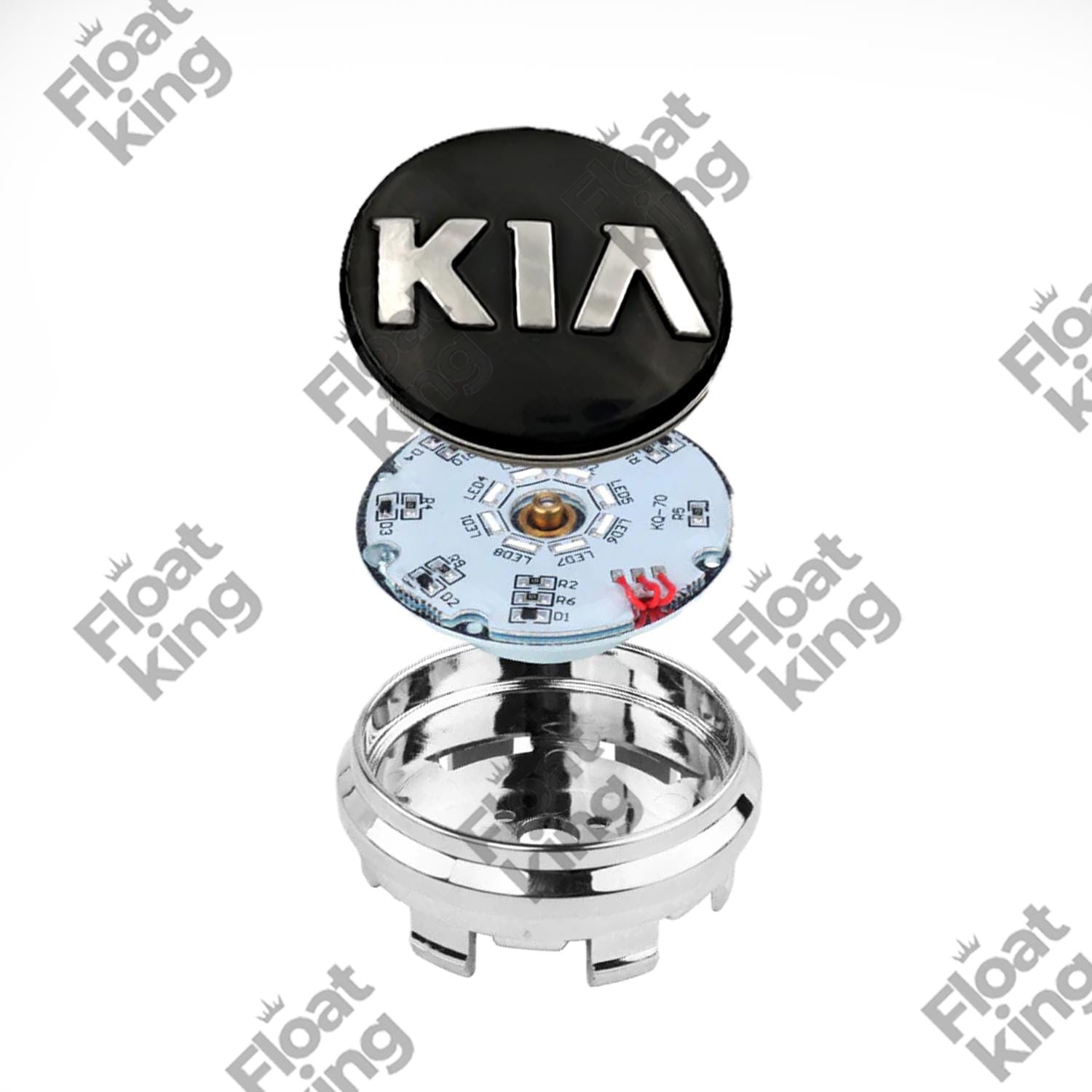 KIA Floating Center Caps – 58mm - Instruction
