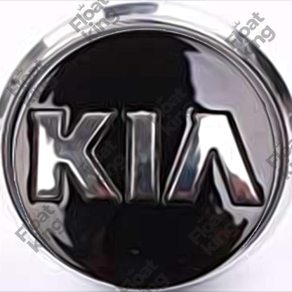 KIA Floating Center Caps – 58mm - 1 Cap Black