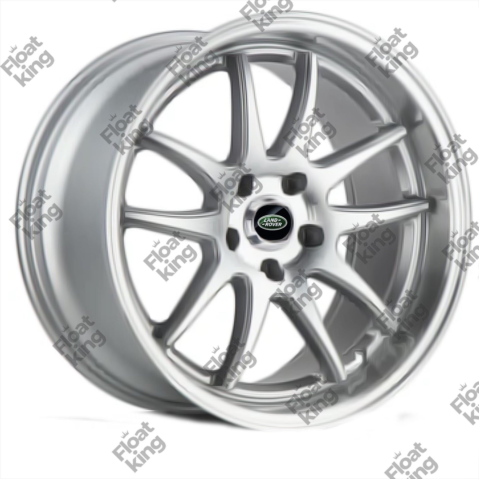 Land Rover Range Rover Floating Center Caps – 62mm - How it looks on Rim